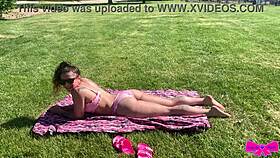 pov deepthroat gagging on creep's cock after sunbathing spy watch!