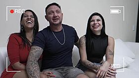 kel's wild double penetration rocks family interview! 🔥🍑