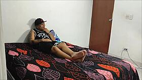 i set up a camera in my room and this guy shows up to fuck me rough and hard all captured.