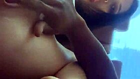 daddy's massive bbc makes her squirt outdoors first time