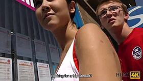 Hunt4k Skinny Czech Babe Trades Tight Pussy For Vacation Cash Pickup