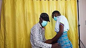 raw dick sucker gags deepthroat on throbbing monster cock nonstop