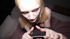 wanna see this submissive blonde bound and used as a rough fucktoy with sloppy deepthroat?