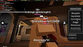 ROBLOX Slut Gets Clothes RIPPED Off for Hard FUCKING