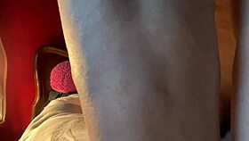 cumming hard in my thong as big tits brunette milf masturbates to intense orgasm