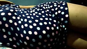 desi milf chikki bhabi's huge boobs massaged then fucked hard