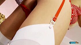 big tit housewife pussy eaten wildly before couch pounding fuck