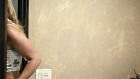 Naughty blonde MILF Rachael Cavalli sneaks in for fun 😏