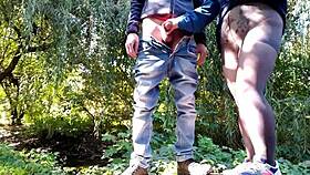 curvy milf in pantyhose cums hard outdoors 💦😈