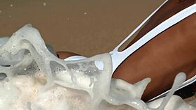 Whoa, sexy slow-motion surf models strutting in 1000fps glory