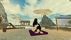 Bent over deepthroat doggystyle monster cock pounding