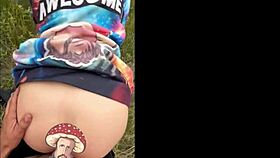 destroying her tight pussy outdoors on holiday