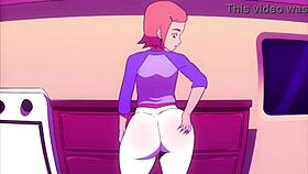 Hey gwen, wanna feel my cock sliding between your cartoon ass cheeks in this hot assjob session?