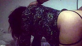 fiery neighbor sneaks in dorm for first time ass licking with roommate