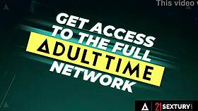 Gorgeous blonde Cherry Kiss endures oiled ass pounding and fingering in intense 21Sextury massage