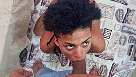 latina amateur sucks cock then offers tight anal ride