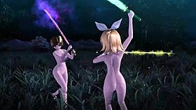 kagamine rin, meiko & haku big tits nude mod goddess vibes 🔥🍑