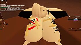 whoa blacked roblox babe rides monster bbc to wet creampie explosion 💦🍑