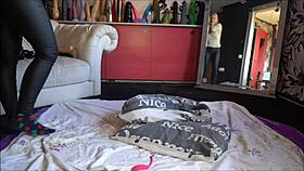 Two dutch blondes fist pussies on naughty webcam