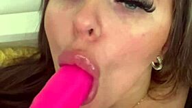 slutty british horny girlfriend delivers steamy webcam experience