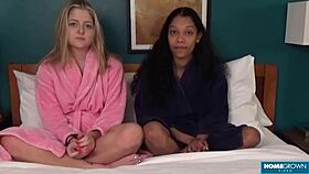 ever wondered what happens when eden west and jill taylor try girl on girl for the first time?