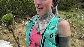 i made a steamy sex tape high up on the mountain top