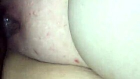 Creamy pussy overflows with hot cum load