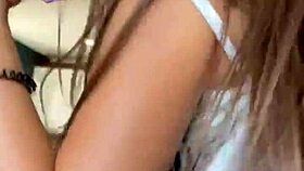 Skinny babe rides hard after morning suck