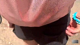 Blonde Bombshell Takes Monster Cock Mud-Fucking Frenzy!