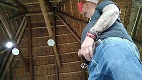 BIGJOE FUCKALOT POUNDS SKINNY TATTOO BABE DOGGY CLOSE-UP HANDJOB CUCK