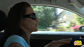 Beautiful Brunette Babe Visits Friend for PUSSY LICKING and Fingering Frenzy!