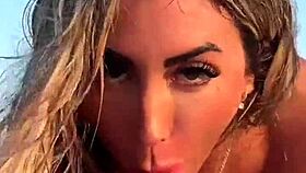 hot blonde craves DEEPTHROATING huge cock in blowjob frenzy