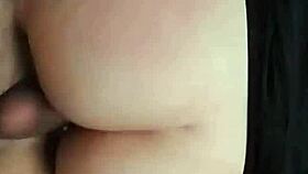 Hot curvy latina rides huge cock deep with her tight juicy pink pussy