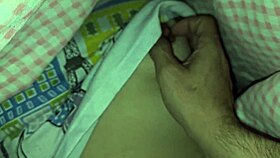 Virgin-Like Tight Pussy Tease Lets Daddy Lick and Finger Her Wet Hairy Hole Uncensored!