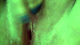 Chubby Fat Girl Intriguingly Plays with Her Tight Wet Pussy