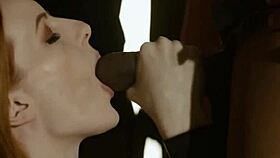 black babe alex harper takes massive interracial double penetration in intense threesome pounding