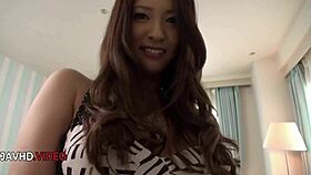 Yui Kasuga rocks sexy stockings in POV hardcore to massive creampie blast