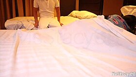 18yo filipina roommate wakes to big cock missionary pounding