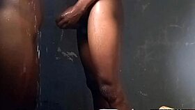 Young Ebony Babe's Tight Wet Pussy Double Fucked by Black Cocks Till Cum