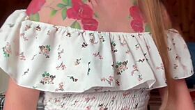 super cute natural babe fingers her pretty pussy close up in homemade fun