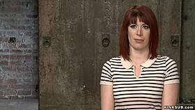 imagine this brunette lesbian slave bound and whipped hard in bondage