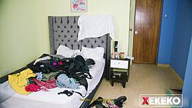 Curvy colombian slut fucked hard for rent in her apartment