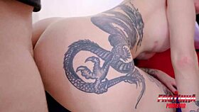 snow white slut's tight anus devoured by giant wolf cock cris kyra