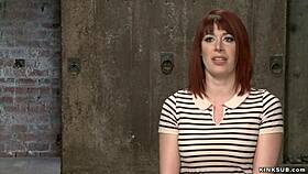 imagine this brunette lesbian slave bound and whipped hard in bondage