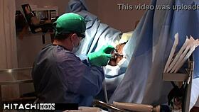 Freshman Endures Mandatory Hitachi ORGASM from Doctor Daisy Ducati