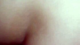 plump japanese amateur bends for raw anal creampie POV