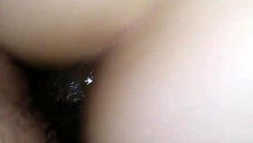 plump japanese amateur bends for raw anal creampie POV
