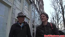 her stockinged dutch pussy gets pounded so deep and hard