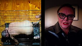 Mistress april lures you into her dark block house dungeon for total domination.