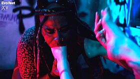 wanna choke gag on my bbw latina feet femdom toes worship?